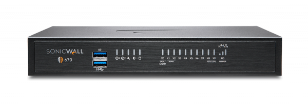 SonicWall TZ670 hardware firewall Desktop 5000 Mbit/s