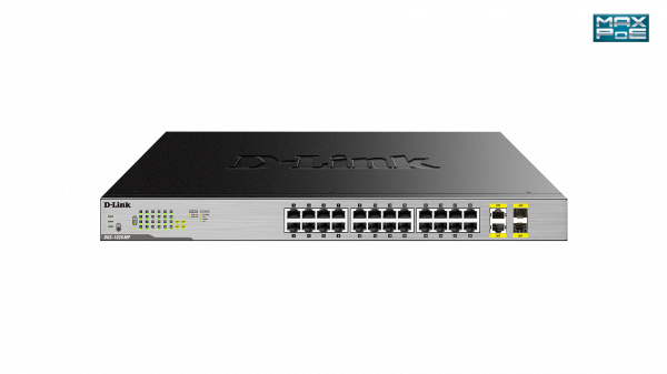 D-Link DGS-1026MP network switch Unmanaged Gigabit Ethernet (10/100/1000) Power over Ethernet (PoE) Black, Grey