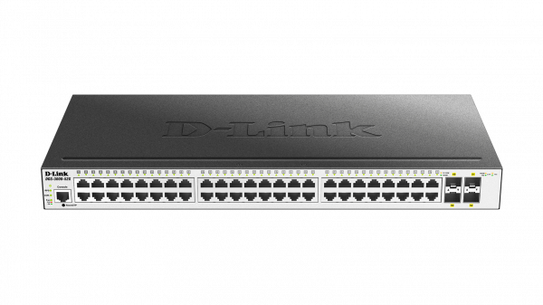 D-Link DGS-3000-52X network switch Managed L2 Gigabit Ethernet (10/100/1000) 1U Black