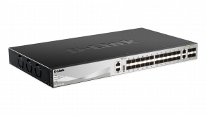 D-Link DGS-3130-30S Managed L3 10G Ethernet (100/1000/10000) Black, Grey