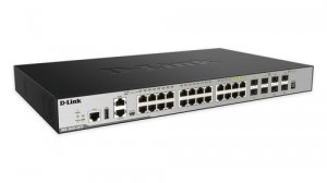 D-Link DGS-3630-28TC Managed L3 Gigabit Ethernet (10/100/1000) 1U Black