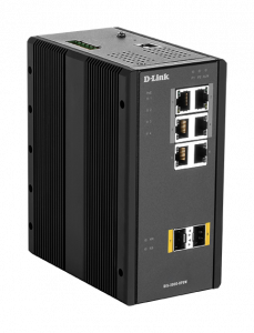 D-Link DIS‑300G‑8PSW Managed L2 Gigabit Ethernet (10/100/1000) Power over Ethernet (PoE) Black