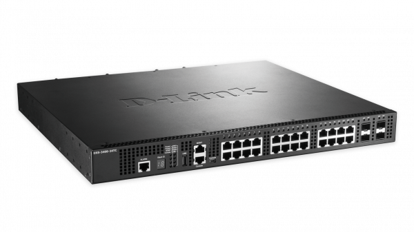 D-Link DXS-3400-24TC network switch Managed L3 Gigabit Ethernet (10/100/1000) Black
