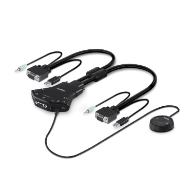 Belkin F1DN102V-3EA KVM switch Black