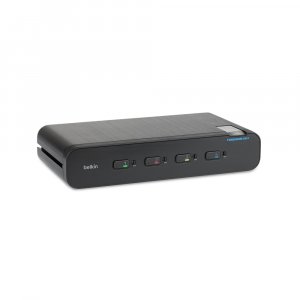 Belkin F1DN204KVM-UN-3 KVM switch Rack mounting Black
