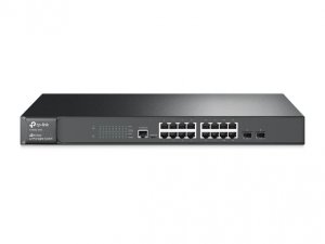 TP-LINK T2600G-18TS network switch Managed L2 Gigabit Ethernet (10/100/1000) Black