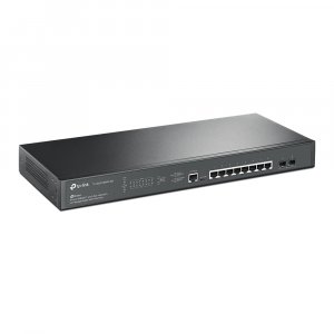 TP-LINK JetStream 8-Port 2.5GBASE-T and 2-Port 10GE SFP+ L2+ Managed Switch with 8-Port PoE+