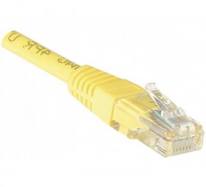 EXC Patch RJ45 cat.5e U/UTP Yellow 10m networking cable Cat5e U/UTP (UTP)