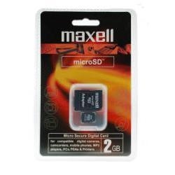 Maxell Micro SD 2GB memory card MicroSD
