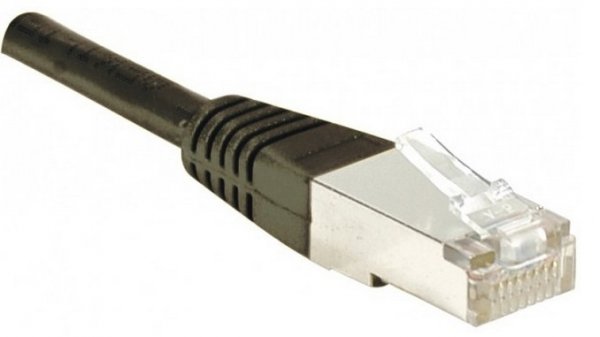 Dexlan RJ-45 Cat6 M/M 1.5m networking cable Black F/UTP (FTP)