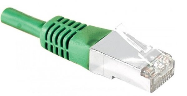 Dexlan RJ-45 Cat6a M/M 2m networking cable Green S/FTP (S-STP)