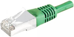 Connect 858349 networking cable Green 3 m Cat6a S/FTP (S-STP)