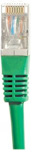Connect 858349 networking cable Green 3 m Cat6a S/FTP (S-STP)