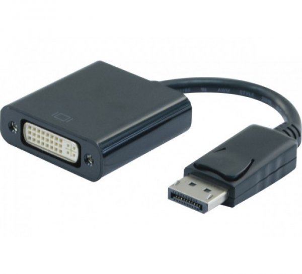 CUC Exertis Connect 127436 video cable adapter 0.095 m DisplayPort DVI-D Black
