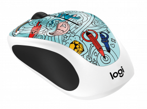 Logitech M238 mouse Ambidextrous RF Wireless Optical 1000 DPI