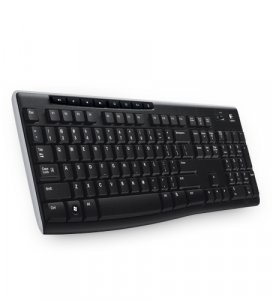 Logitech K270 keyboard RF Wireless QWERTZ Czech Black