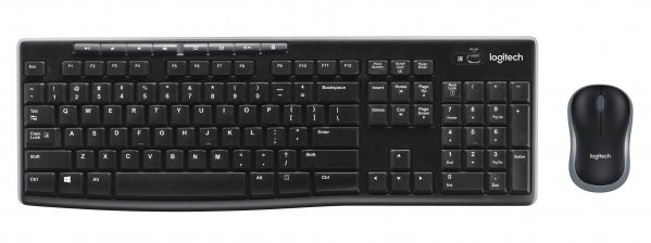 Logitech MK270 keyboard RF Wireless QWERTY Italian Black
