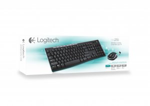 Logitech MK270 keyboard RF Wireless QWERTY Italian Black