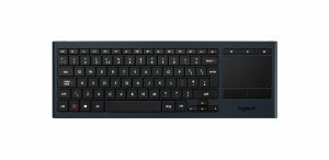 Logitech K830 keyboard RF Wireless + Bluetooth AZERTY French Black