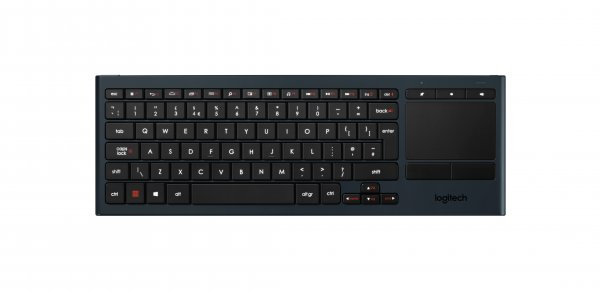 Logitech K830 keyboard RF Wireless + Bluetooth AZERTY French Black