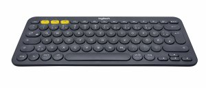 Logitech K380 keyboard Bluetooth QWERTZ German Grey