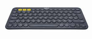 Logitech K380 keyboard Bluetooth QWERTY Spanish Grey