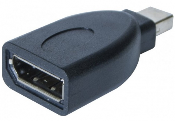 CUC Exertis Connect 128101 cable gender changer DisplayPort M DisplayPort F Black