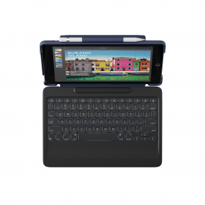 Logitech Slim Combo Blue Smart Connector AZERTY French