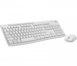 Logitech MK295 Silent Wireless Combo keyboard RF Wireless QWERTY UK International White
