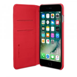 Logitech 939-001425 mobile phone case 11.9 cm (4.7") Wallet case Red