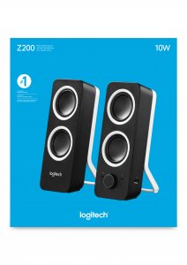 Logitech Z200 Black Wired 10 W