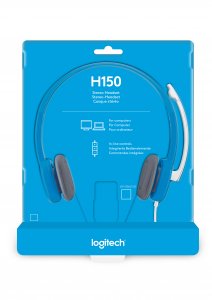 Logitech H150 Headset Head-band Blue