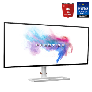 MSI Prestige PS341WU 86.4 cm (34") 5120 x 2160 pixels LCD White
