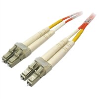 DELL 8J943 InfiniBand/fibre optic cable 2 m LC Orange, Yellow