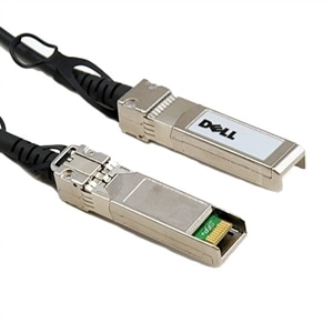 DELL 470-ACBS fibre optic cable 3 m QSFP Black, Stainless steel