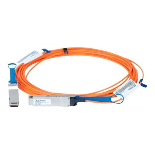 DELL 470-ACIJ fibre optic cable 10 m QSFP28 4x SFP28 Orange