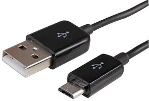 Dynamode USB - Micro-USB, 1m USB cable USB 2.0 USB A Micro-USB B Black
