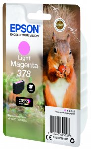 Epson Squirrel Singlepack Light Magenta 378 Claria Photo HD Ink