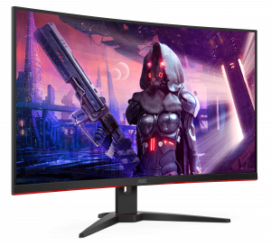 AOC G2 C32G2AE/BK LED display 80 cm (31.5") 1920 x 1080 pixels Full HD Black, Red