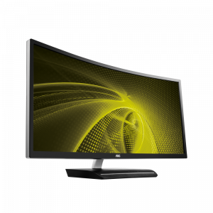 AOC C3583FQ/BS computer monitor 88.9 cm (35") 2560 x 1080 pixels QXGA LED Black, Silver