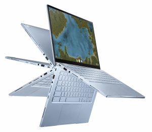 ASUS Chromebook Flip C433TA-AJ0147 notebook LPDDR3-SDRAM 35.6 cm (14") 1920 x 1080 pixels Touchscreen Intel® Core™ M 8 GB 128 GB eMMC Wi-Fi 5 (802.11ac) Chrome OS Silver