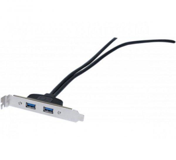 EXC 146697 USB cable 0.25 m 2 x USB 3.0 10-pin DIP 2 x USB3.0 type A Black
