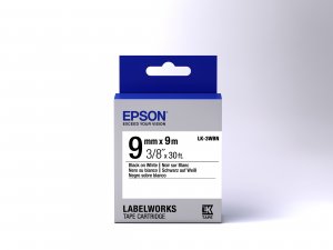 Epson Label Cartridge Standard LK-3WBN Standard Black/White 9mm (9m)