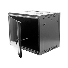 Dynamode CAB-W6U-EL400 rack cabinet 6U Wall mounted rack Black