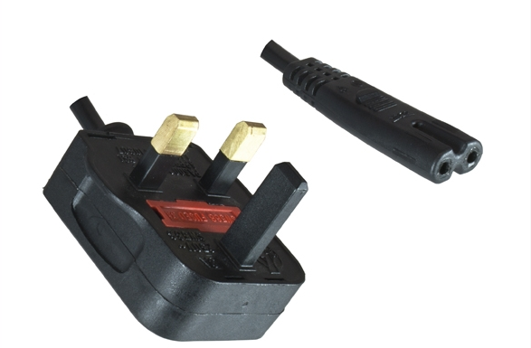 DINIC CB-8-UKP power cable Black 1.8 m Power plug type G C7 coupler