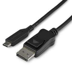 StarTech.com 3.3ft/1m USB C to DisplayPort 1.4 Cable - 8K/5K/4K USB Type-C to DP 1.4 Alt Mode Video Adapter Converter - HBR3/HDR/DSC - 8K 60Hz DP Monitor Cable - USB-C/Thunderbolt 3