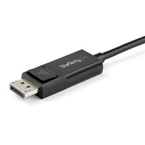 StarTech.com 6ft (2m) USB C to DisplayPort 1.4 Cable 8K 60Hz/4K - Bidirectional DP to USB-C or USB-C to DP Reversible Video Adapter Cable -HBR3/HDR/DSC - USB Type C/TB3 Monitor Cable