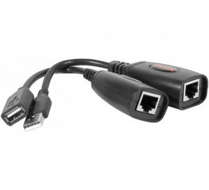 CUC Exertis Connect 149243 cable gender changer USB A RJ-45 Black