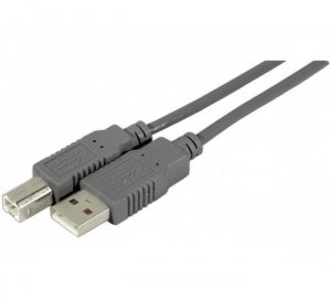 Dexlan 149380 USB cable 1.8 m USB 2.0 USB A USB B Grey