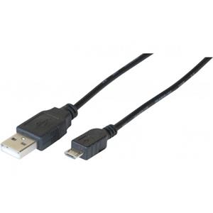 EXC 149743 USB cable 1 m USB 2.0 USB A Micro-USB B Black